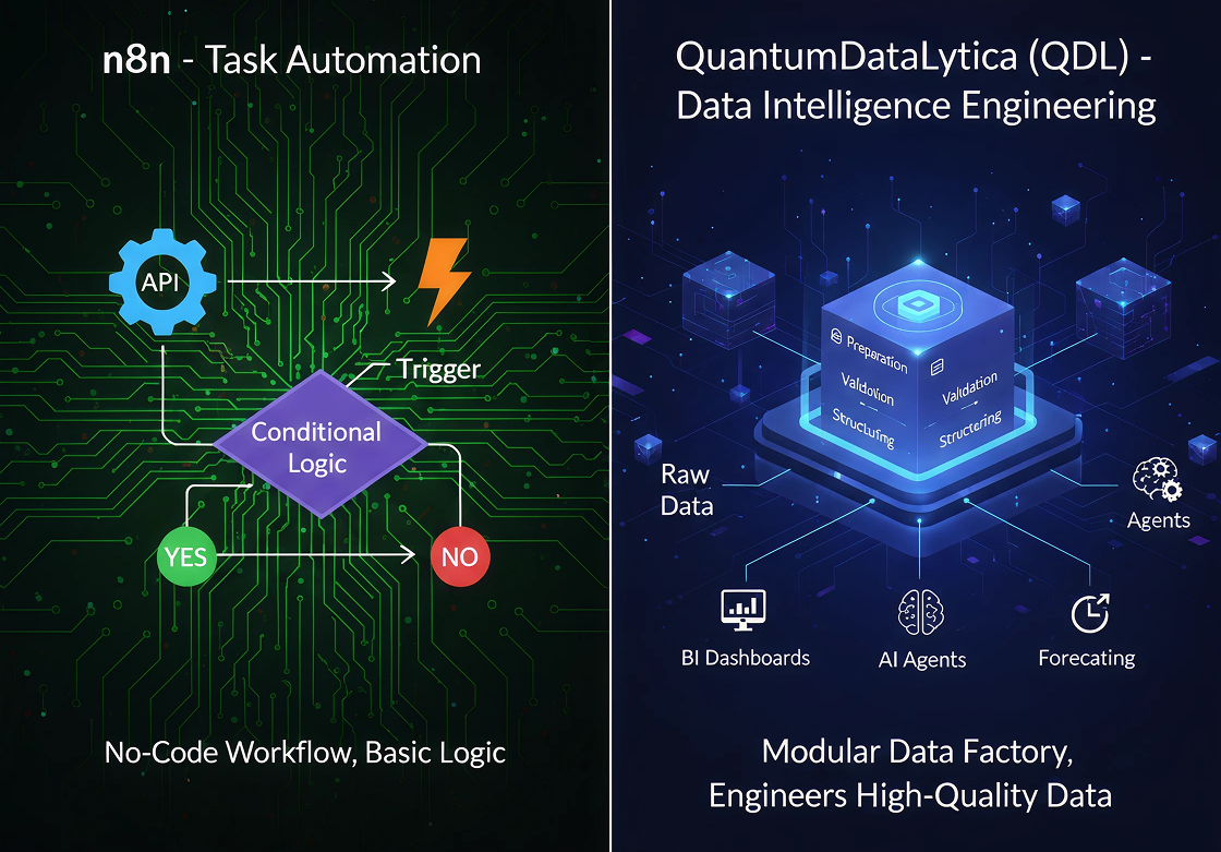 Why QuantumDataLytica Isn’t Just Another Automation Tool Like n8n