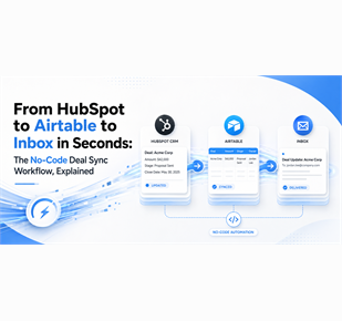 From HubSpot to Airtable to Inbox in Seconds: The No-Code Deal Sync Workflow, Explained